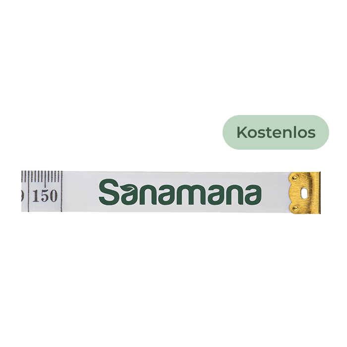 Kostenloses Sanamana Maßband.