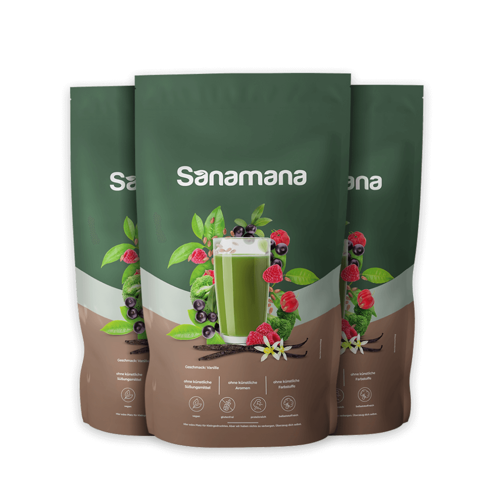 Drei Beutel Sanamana