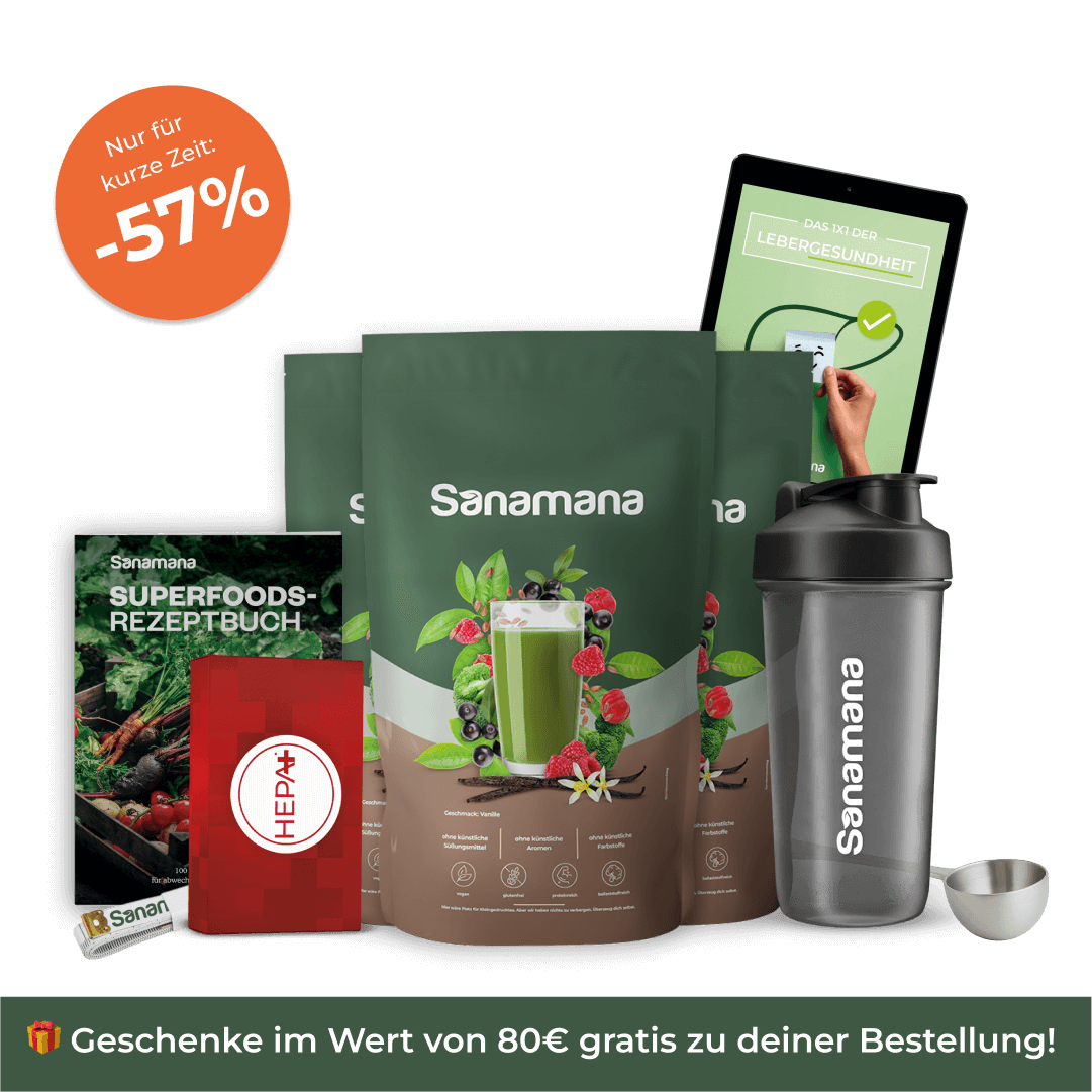 4-Wochen Leber-Kur. Nur für kurze Zeit: 57 % Rabatt