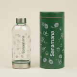 Bundle-Deal: Glas-Shaker + Dose