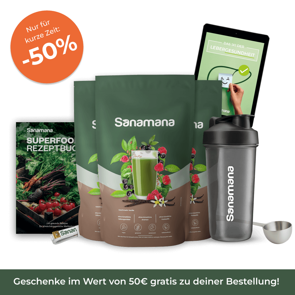 4-Wochen Leber-Kur. Nur für kurze Zeit: 50 % Rabatt